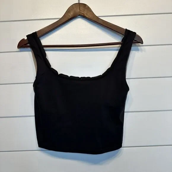 Kortni Jeane Swimsuit Small Medium Pink Black White Cut Out Flower Skirt Top - Picture 3 of 16